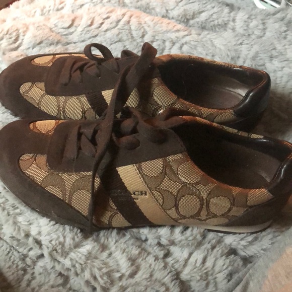 Coach tennis shoes size 6 - Picture 1 of 1